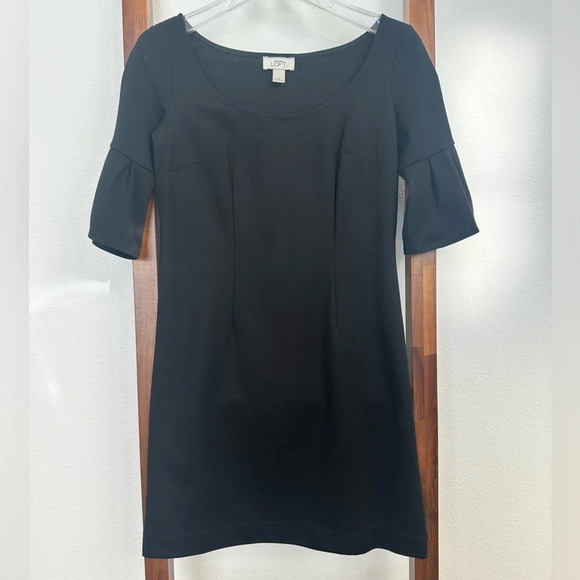 Ann Taylor Loft 3/4 sleeve shift dress Size 0‎ - Picture 1 of 5